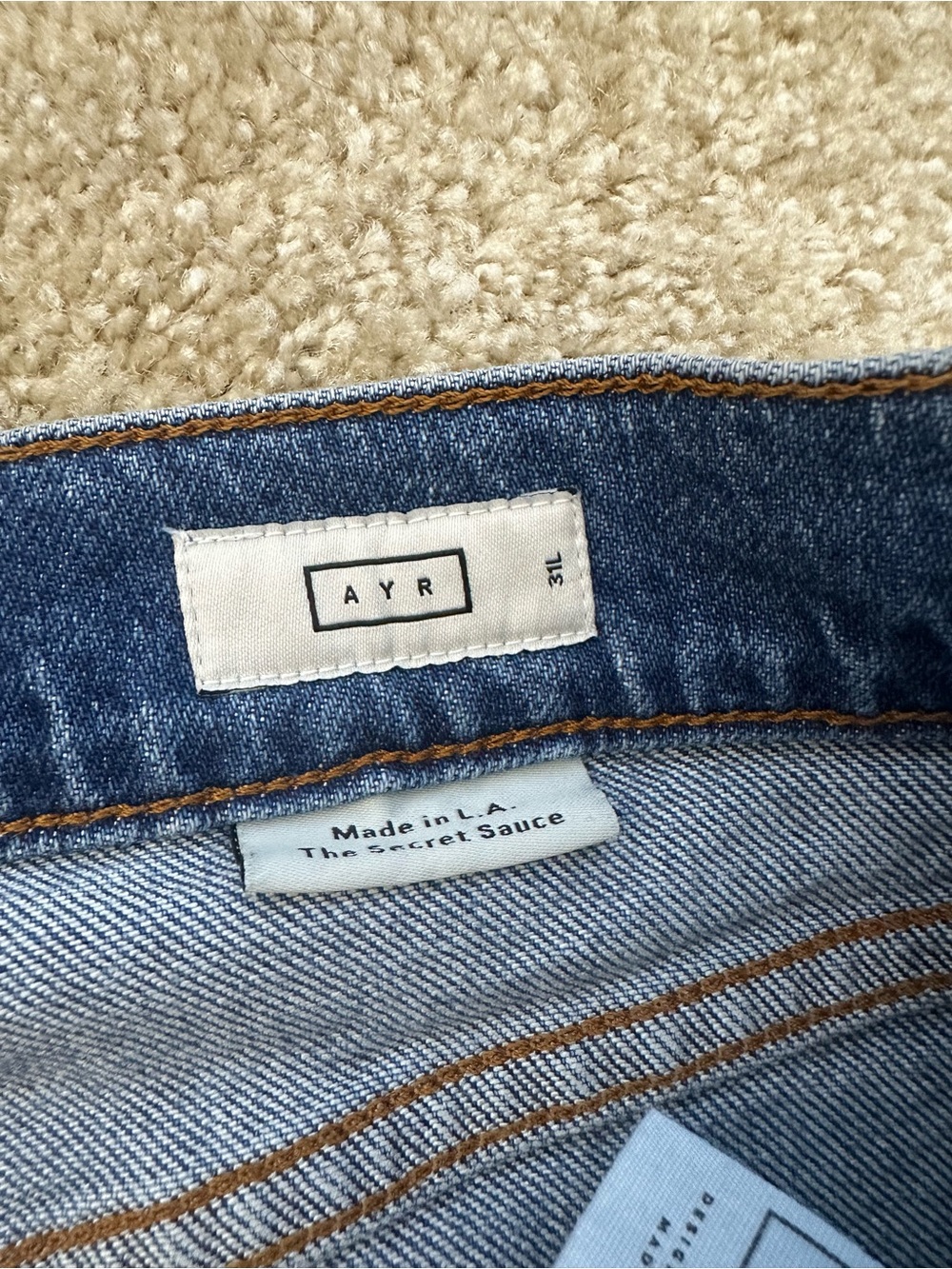 AYR Medium Wash Wide-Leg Flare Jeans - Picture 4 of 7